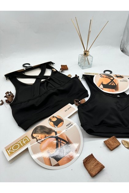 Diver Fabric Sports Bustier with Pad 6419
