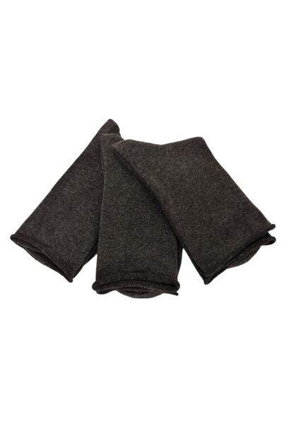 3 Pairs of Non-Rubber Socks, Seamless Toe, Cotton Premium Series