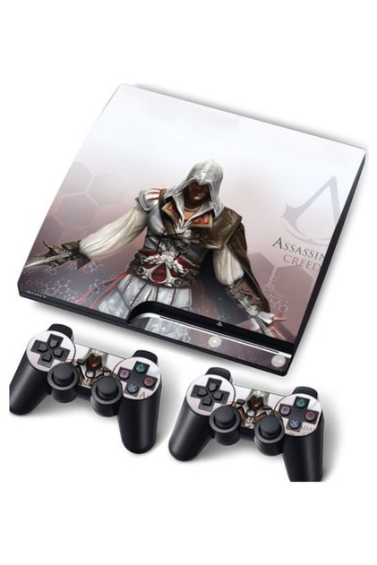 Ps3 Slim Assasinn Creed Playstation Kaplama Sticker Seti