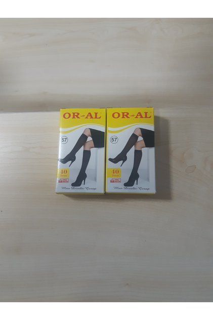 Knee-High Socks 3 Pieces Black500