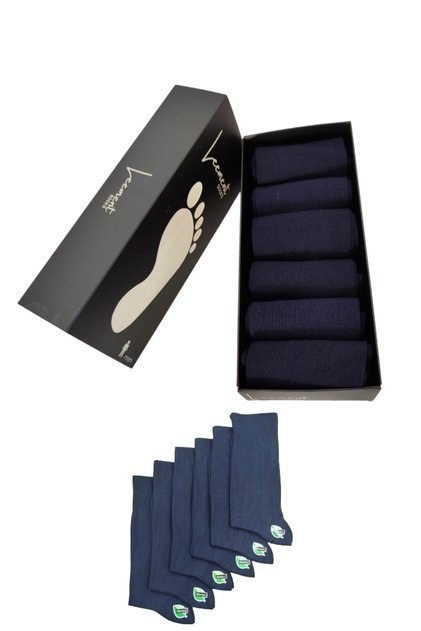 Men's 6 Pairs Summer Seamless Bamboo Classic Socks