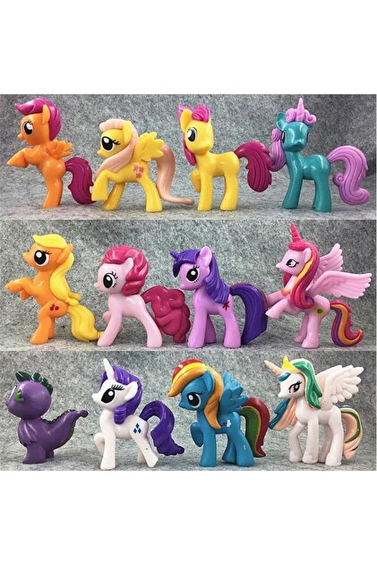 My Little Pony Set of 12 Pony Figure Toys- Trendyol