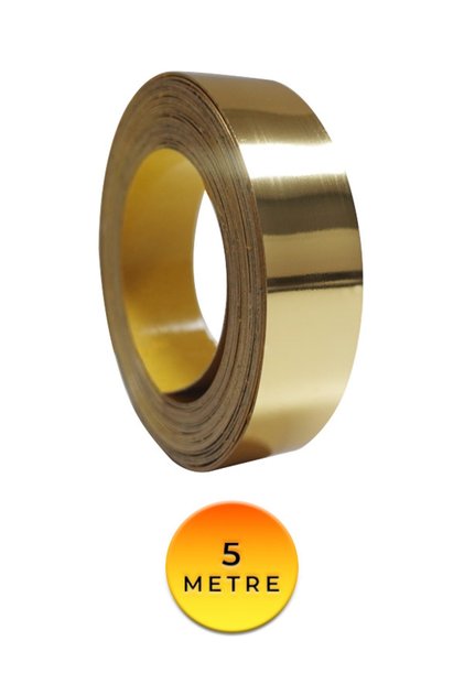 Yapışkanlı Dekoratif Gold Bant - Pvc 20mm