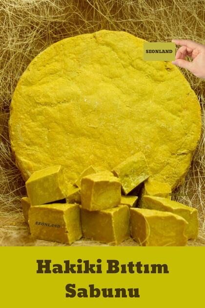 Handmade 100% Natural Genuine Siirt Bıttım Soap 1 kg (1000 Gr)