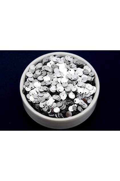 10 Gram - 6 Mm Plastik Payet Pul Yandan Delik Güpür, Takı, Kumaş Ve Süsleme Pulu, 10 Gram? 780 Adet