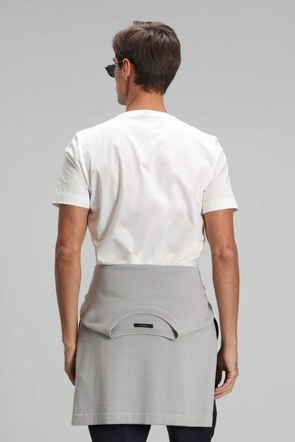 Lufian Aden Modern Grafik T- Shirt Beyaz - 6