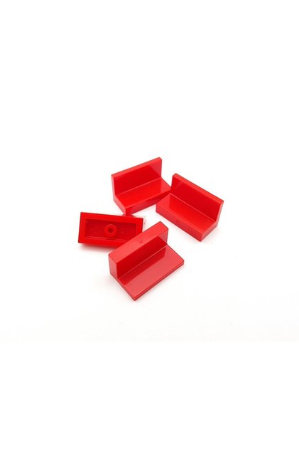 Moc Custom Aksesuar Creator Panel 1 X 2 X 1 Tuğla Kırmızı 4 Adet Gönderilecek