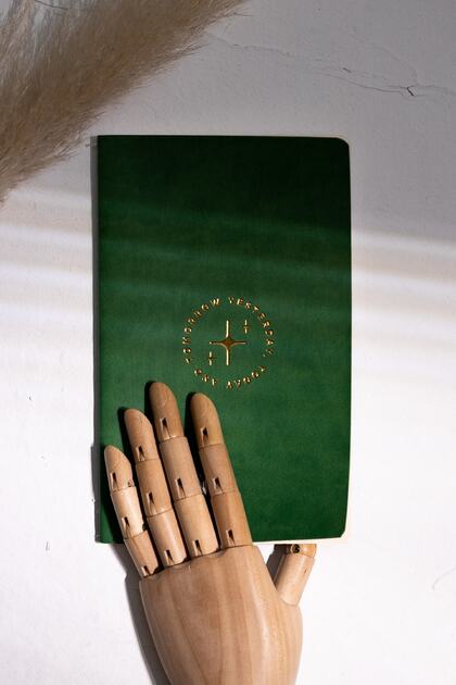 13x21 Cm Termo Deri Kapak Çizgisiz Tarihsiz Defter Yaldız Baskılı