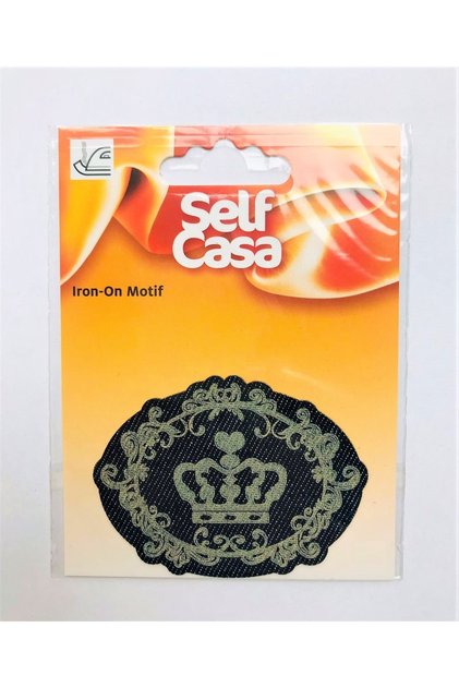 Iron-on Woven Coat of Arms - Patch - Patch Royal Coat of Arms Iron-on Motif