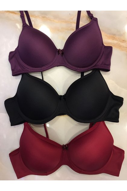 Aves Belenli Unpadded Women's Bra Triple Pack