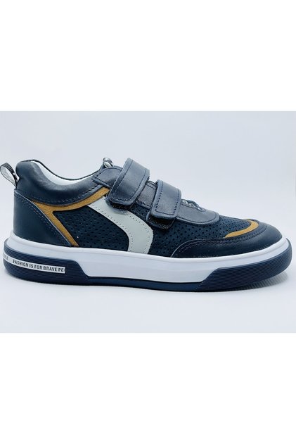 Leather And Anatomical Sole Boys' Shoes