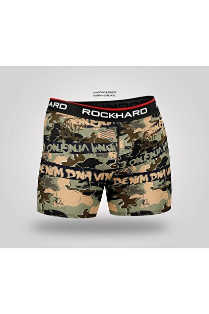 rockhard Koza Men's Colorful Rock Hard Patterned Boxers (1 PC