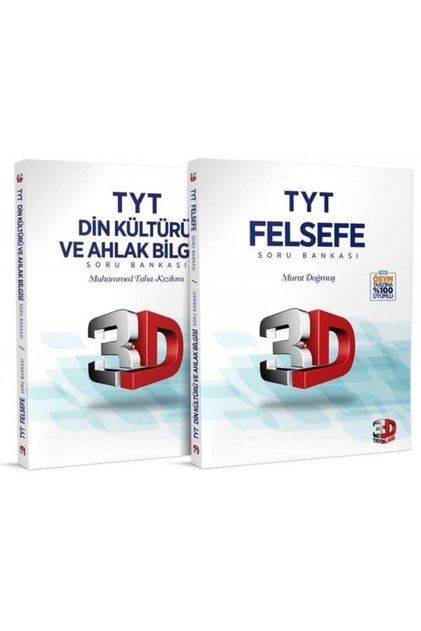 3D TYT Felsefe-Din Kültür Soru Bankası