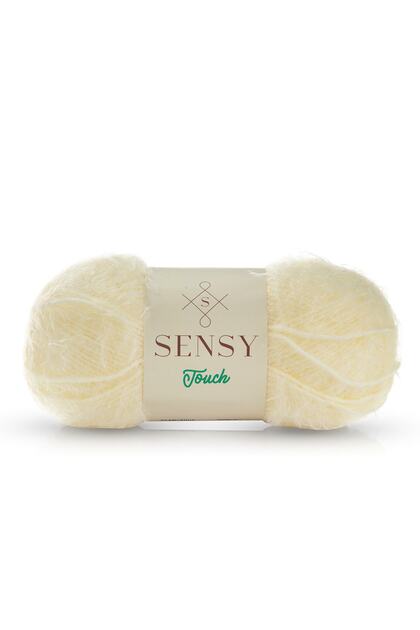 Premium Touch Hand Knitting Yarn Blouse Cardigan Sweater Yarn Fur Look Yarn Scarf Plush Toy Yarn Cream