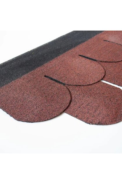 4x4 Yonca Desen Kırmızı Shingle (2,61M2)