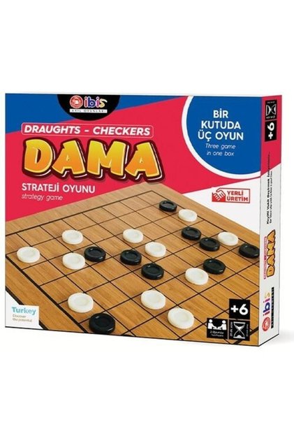 Ibis Wooden Checkers Kar1029