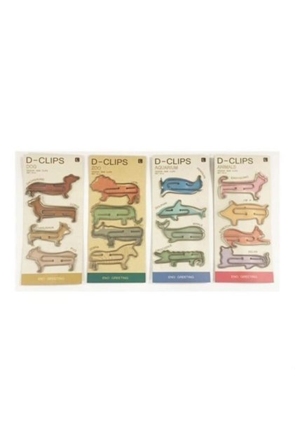 Onr Eno D-clips Animal Shaped Paperclip Large