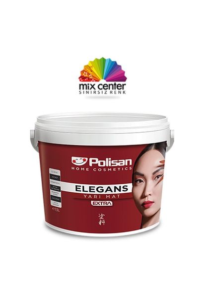 Polisan Elegans Extra Yarı Mat Antibakteriyel Iç Cephe Boyası 15 Litre - 20 Kilogram - 1