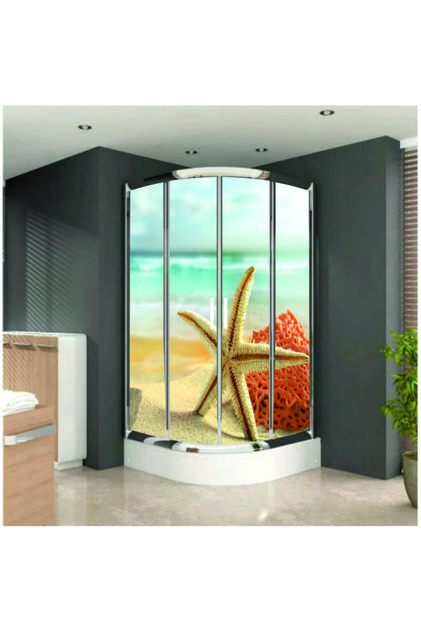 Shower Cabin Covering Foil
