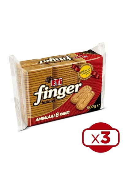 Finger Bisküvi 900 Gr 3 Lü