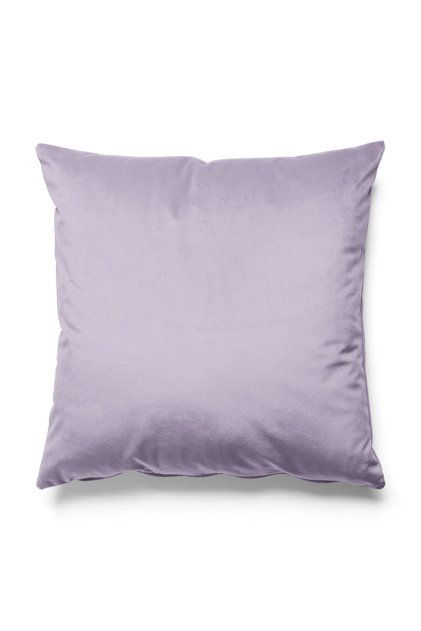 Solid Color - Single Color Throw Pillow Cover Upholstery Suede Fabric - Lilac