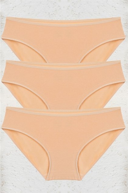 3-Piece Women's Skin Modal Cotton High Quality Natural Kilot Bikini Panties