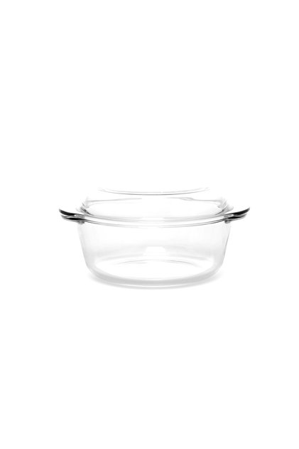 59023 Round Pyrex Glass with Lid - 1600 ml