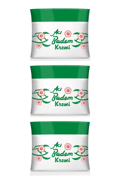 Bitter Almond Cream Jar 70 ml 3 Pieces