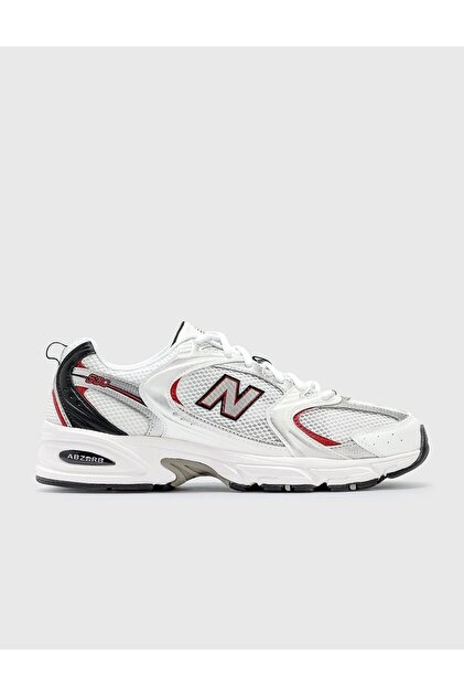 New Balance 530v2 White Silver Red - Kadın Spor Ayakkabı Mr530sa