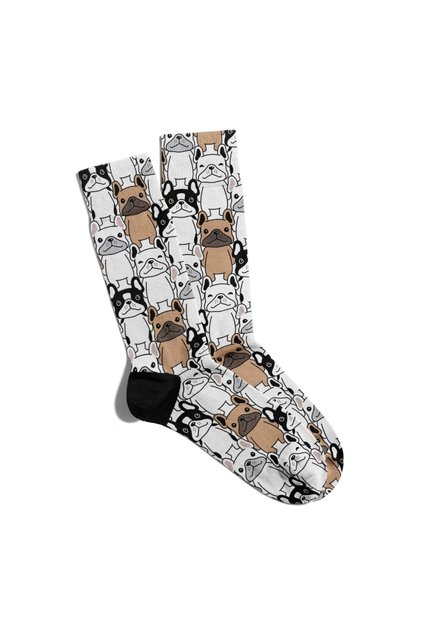 Eğlenceli Çorap Unisex Dog Cute Sevimli Hayvanlar Baskılı Çorap Ecsoket301