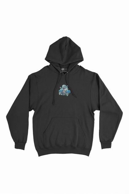 Cute Boy Elephant Minimal Hooded Sweatshirt Hoodie