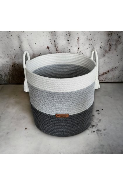 Wicker Basket 25x25 Multi-Purpose Organizer