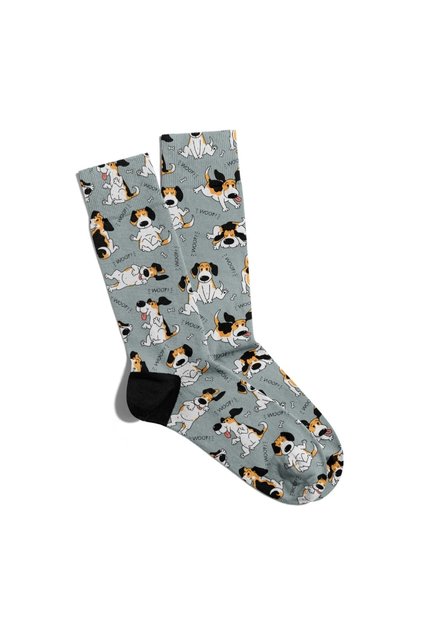 Fun Socks Unisex Woof Cute Animals Printed Socks Ecsoket134