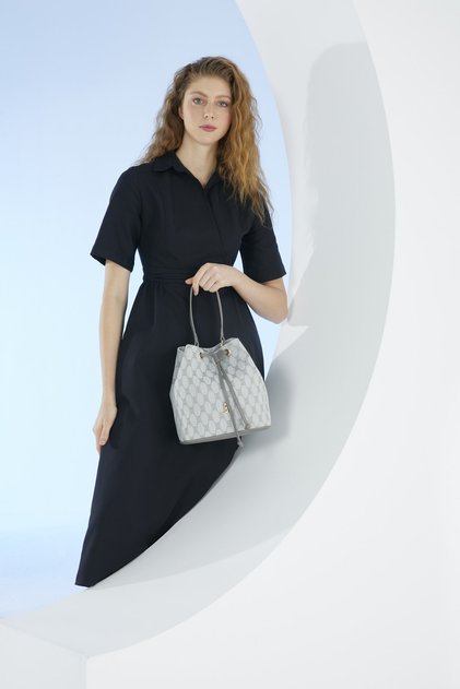 Gray Women's Shoulder Bag 05PO22Y1631