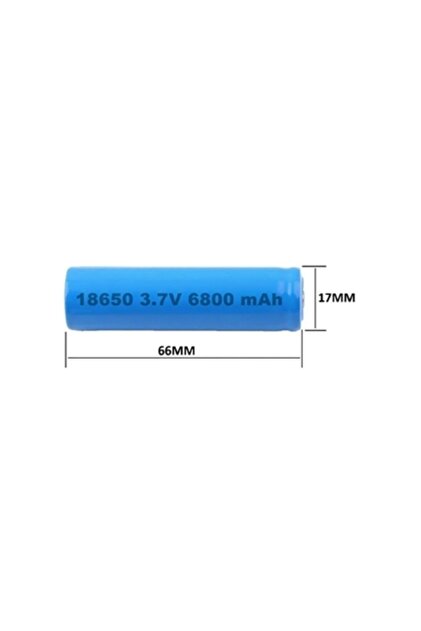 gaman 18650 6800 Mah 18650 Li-ıon 3.7 V Şarj Edilebilir Pil