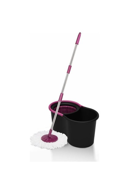 Black Edition Otomatik Temizlik Seti - Kova Mop Seti
