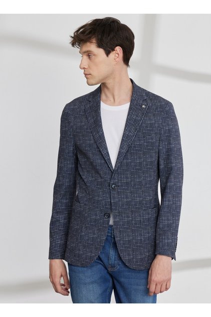 Slim Fit Lacivert Erkek Ceket 4a0423200014