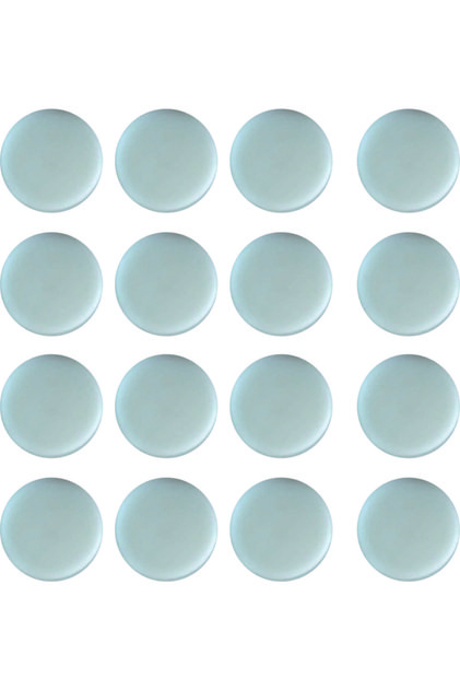 Steel Door Screw Hiding Stopper - White Color