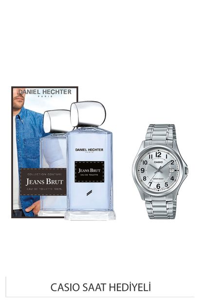 Daniel Hechter Collection Coutuer Jeans Brut Edt 100 ml Erkek Parfümü + Casio Erkek Saati Hediye 3600550793253 - 2