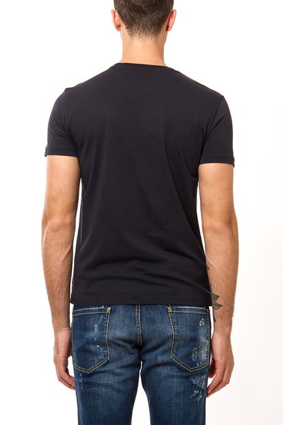 Emporio Armani Erkek Siyah T-Shirt Eam98 - 2