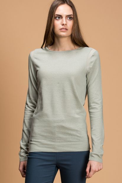 Lacoste Kadın Yeşil Sweatshirt TF0506 - 5