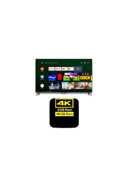 4k Android Tv Box - Ip.tv / Full Paket Yayın - Akıllı Tv Kutusu - Internet Tv / Medıa Player