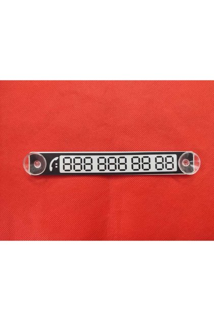Number Holder Vehicle