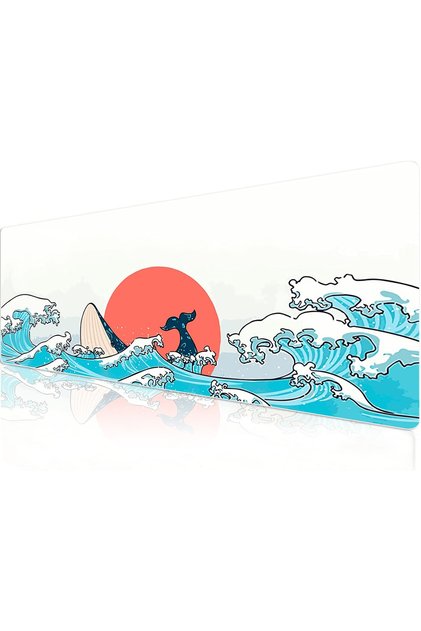 KlasseGear Pro Ukiyo-e 90x40 Cm Xxl Gaming Oyuncu Mouse Pad