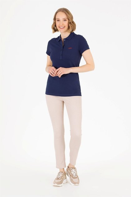 Kadın Büyük Beden Yeşil T-shirt Basic