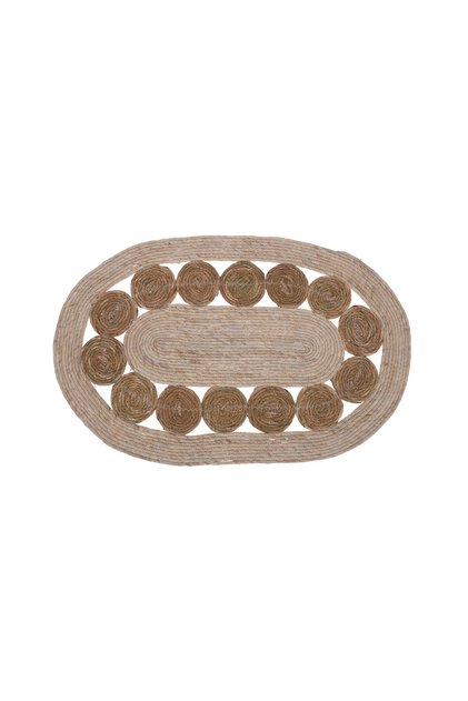 Hasır Oval Kilim 80x50 Cm