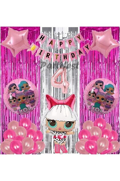 Diva Lol Surprise 4 Year Old Balloon Set Lol Baby Balloon Set Lol Birthday Party Set