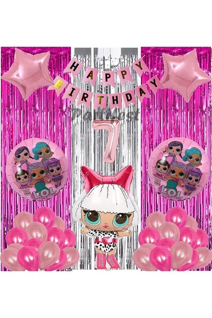 Diva Lol Surprise 7 Year Old Balloon Set Lol Baby Balloon Set Lol Birthday Party Set