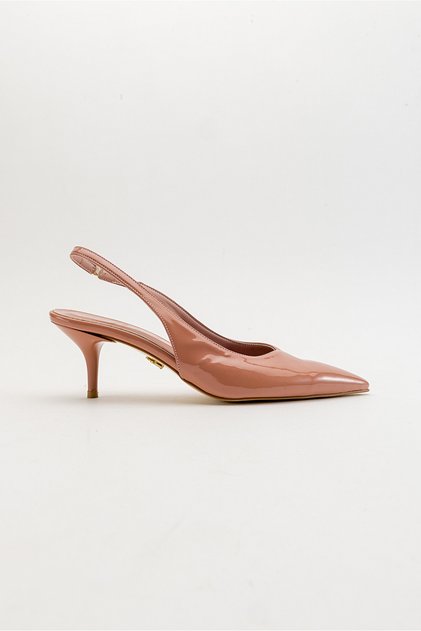 Cosy Dried Rose Patent Leather 7 cm Women's Stiletto, High Heels Gul