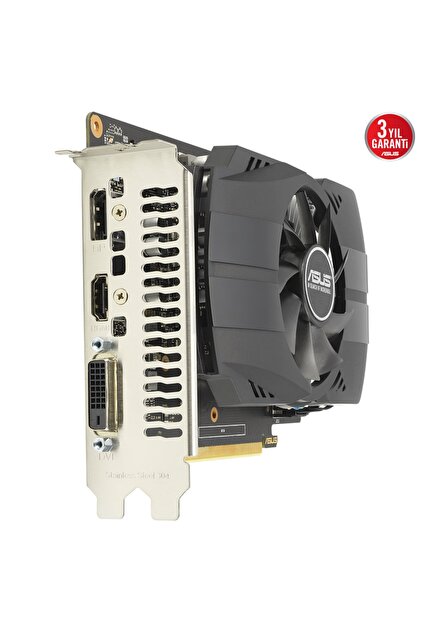 ASUS GEFORCE PHOENIX GTX 1650 4GB 128bit GDDR6 1635MHz DVI HDMI DP